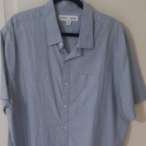 Old Navy Blue Casual Button Down Shirt